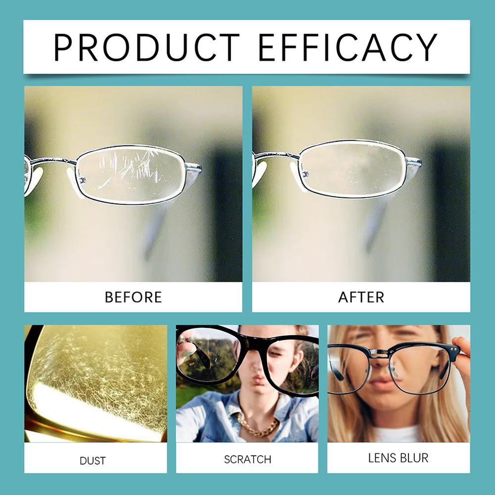 Professional 100ml Lens Scratch Removal Spray Eyeglass Len Cleaner Eyeglasses Screen Camera Cleaning Spray Anti Fog Glass Agent
