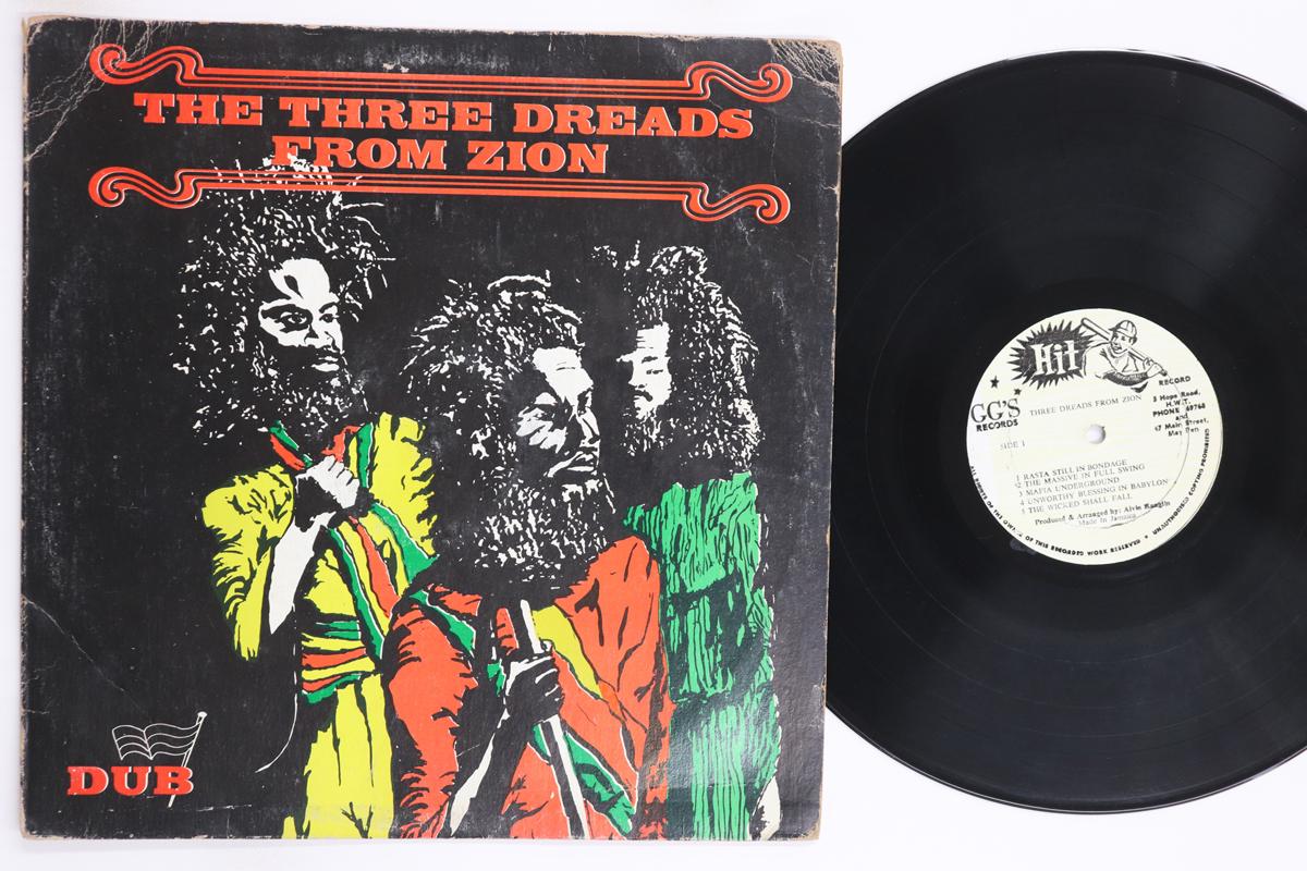 

LP Record REVOLUTIONARIES GGS ALL STARS Three Dreads From Zion Dub GGR0011 GGS RECORDS 1978 Jamaica Reggae Ska Dub Used