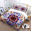 Colorful Mandala Pattern Decor Set Soft Comfortable Duvet Cover Bedding Set Included 1*Duvet Cover & 2*Pillowcases, Gift