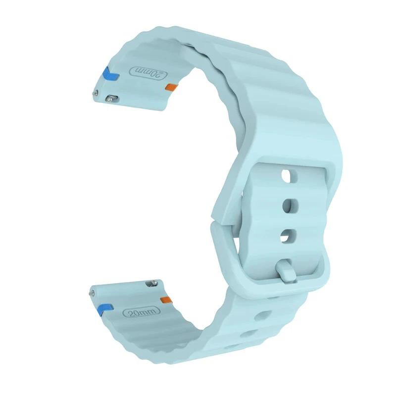 

22 мм 20 мм Силиконовый ремешок для Samsung Galaxy Watch 7 6 5 4 44 мм 40 мм 6 Classic Active 2 Спортивный браслет для Huawei Gt Ремешок для часов 22MM width band