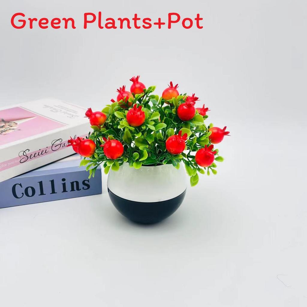 Chili Plastic Cherry Fruit Bonsai With Realistic Design Home Decoration Event