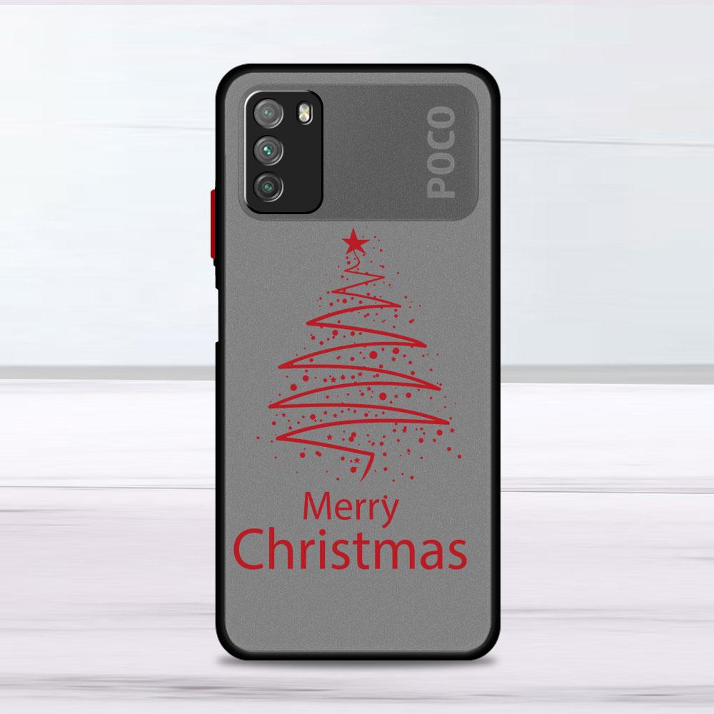 Merry Christmas Case For Xiaomi Mi Poco X3 NFC M3 11 10 12 9T 11T 10T Pro Note 10 Lite Matte Hard Phone Covers