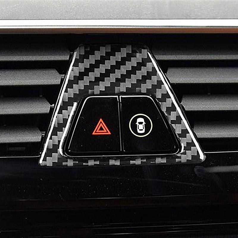Decoratie Koolstofvezel Stuurwiel Frame Voor BMW 5 Serie G30 2018- RHD Auto Styling Raamglas Hefknoppen