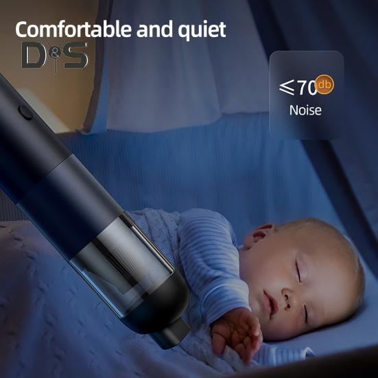 Ηλεκτρική σκούπα αυτοκινήτου Ισχυρή αναρρόφηση Ισχυρή επαναφορτιζόμενη ασύρματη φορητή συσκευή καθαρισμού εσωτερικού αυτοκινήτου για το σπίτι