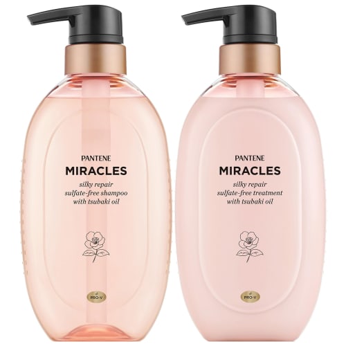 

Pantene miracles additive-free & gentle repair shampoo + treatment pump 440g + 440g set purchase