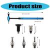 Vehicle Dent Repair Hammer Toolkit, Precise Pen Included, with Carbon Fiber Handle for Automobile Bodywork Maintenance