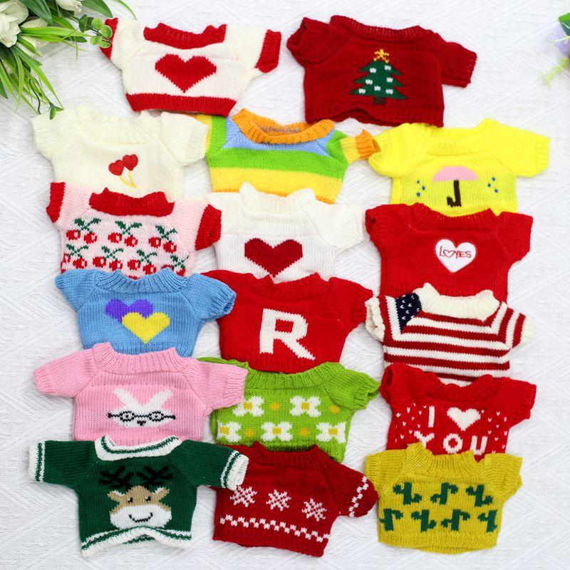 30cm Teddybjørn Bjørn Tilbehør Tilbehør Dukke Dukke Erstatt Klær Plysjleker Genser Genser Tilbehør