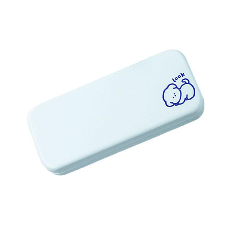 Damen High-End Kurzsichtigkeitsbrillenetui, Druckfestes Automatisches Verschlussbeutel für Brillen und Sonnenbrillen