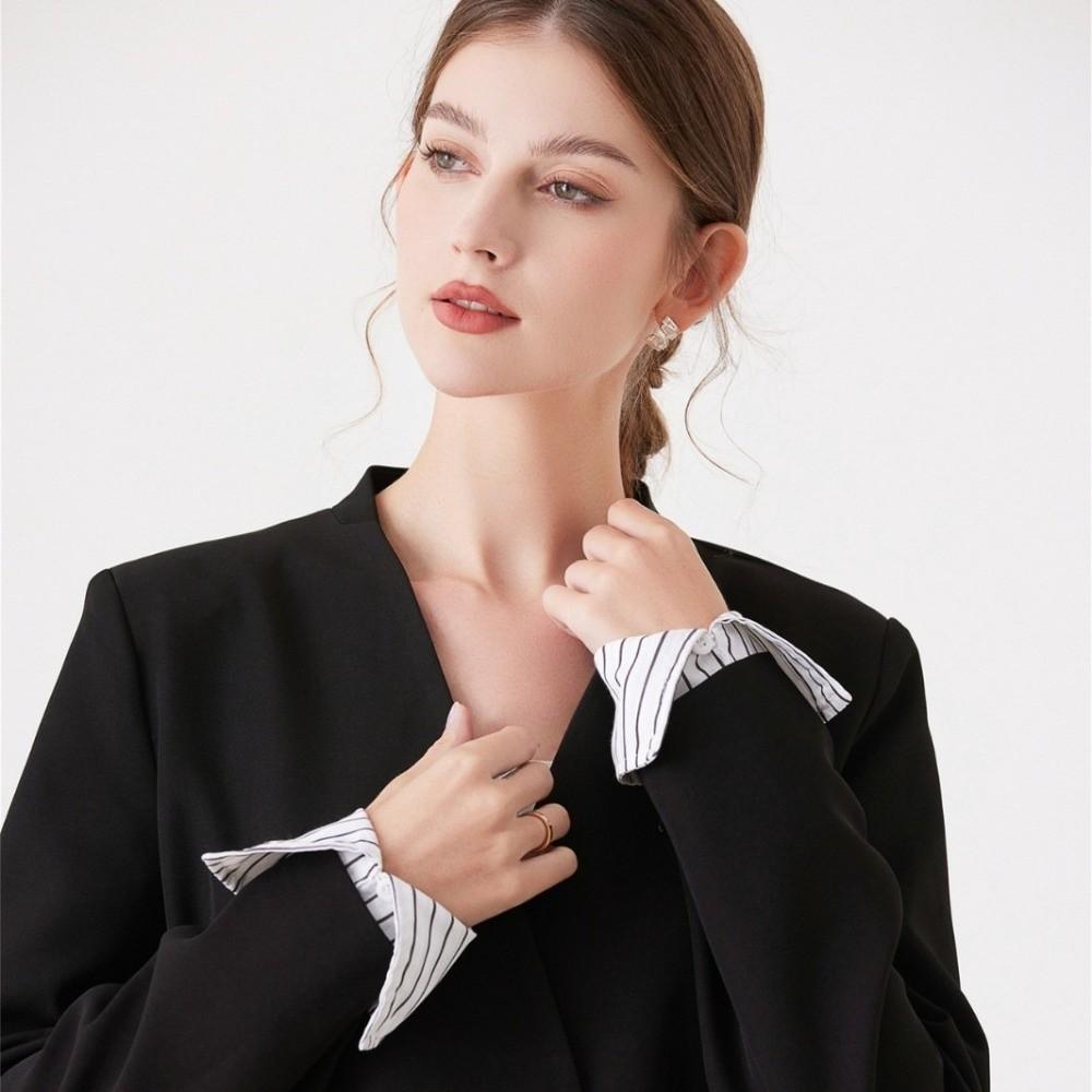 Maglione Abbigliamento Maniche Staccabili Polsino Estensione Camicia Finti Polsini Camicetta Manica Donna