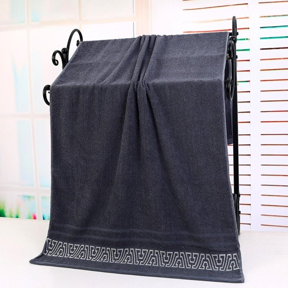

Creative Cotton Bath Towel Skin-friendly Fabric Comfortable Quick Drying Towel Non-Shedding Extra Large Towel Body Wash темно серый