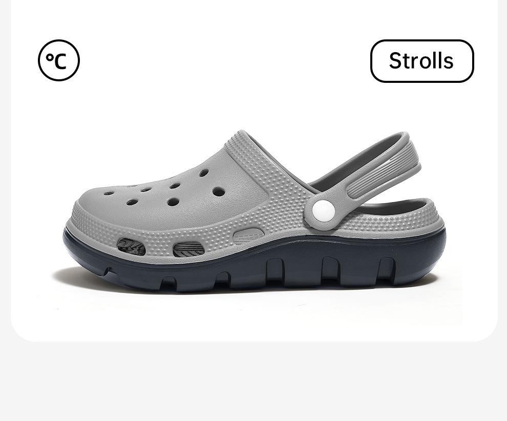 Breathable Non-slip Clogs: Men's & Women's Summer Shoes with Arch Support & Thick Sole