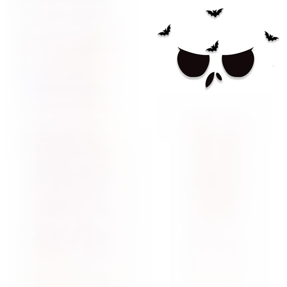 Halloween Wall Charming Decor Felt Stickers Skull Hand Pumpkin Door Design For Festivities