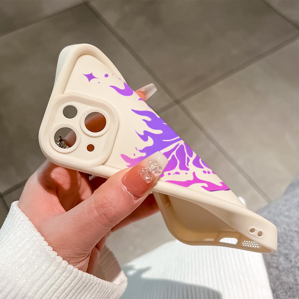 Soft Silicone Square Ladder Printing Pattern Phone Casing Full Cover Camera Shockproof Protection Rubber Case for Xiaomi Redmi