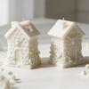 3D HoneycombHut Candle Mold DIY Beehive Candle Mold Silicone Bee Flowers Standing House Home Decorations Realistic Candle Mold