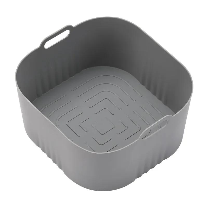 17cm Silicone Air Fryer Mould for Philips HD9252 HD9200 HD9255 Air Fryer Accessories 4-5L Airfryer Compatibility серый
