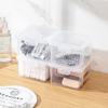 Dust-Proof Cotton Swab Storage Box Cosmetic Sponge Box Transparent Beauty Egg Cosmetic Pads Box Bathroom Organizer Case