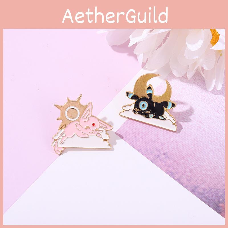 Adorable Anime Cartoon Couple Brooches Unique Animal Design Fashionable Accessories