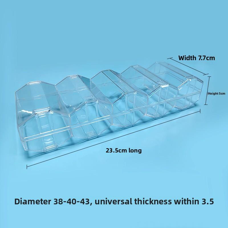 Acrylic Poker Chips Case Transparent Texas Hold em Card Tray Chip Rack Clear Chip Holder Card Deck Holder Chip Carrier