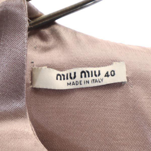 MIUMIU made in Italy No sleeve one piece 40 Pink Women Used