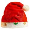 Sequined Christmas Party Santa Hat for Children Adult Pointed Caps Family Gathering Santa Hat Festival Props Headpiece