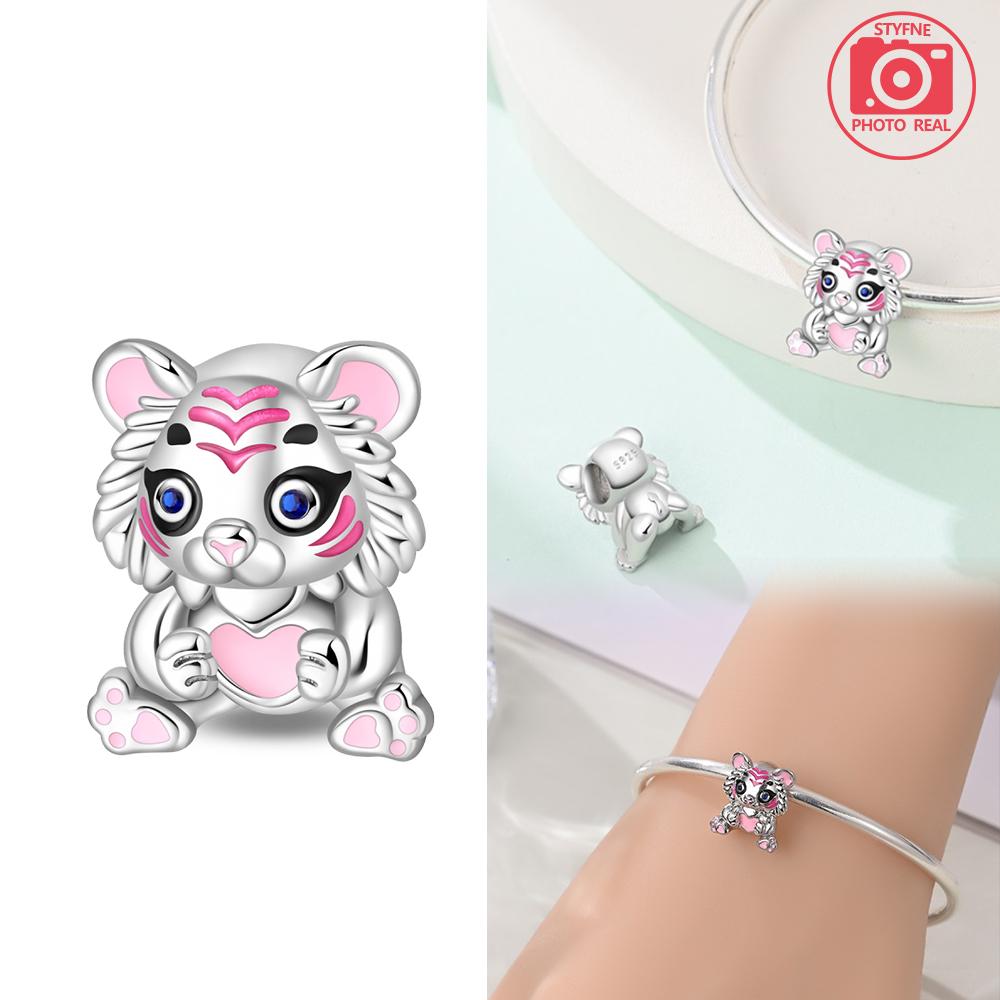 Charms Plata Copper Colors Cute Little Monster Bead Fit Original Bracelet Diy Fine Jewelry Gift For Women