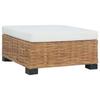 Day and Night - Day and Night Footstool with Natural Rattan Cushion