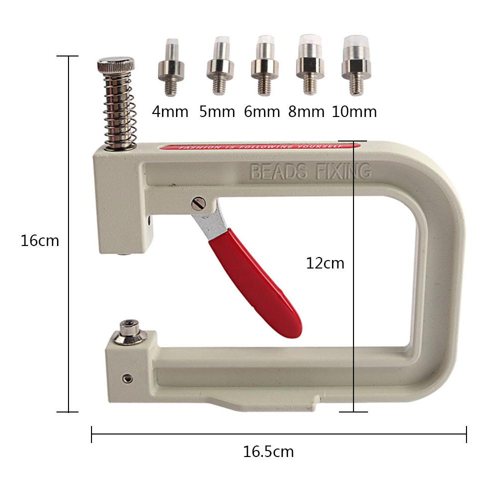 Macchina per Incastonare Perle Perle Incluse Strumenti per Macchina per Incastonare Perle per Cappelli, Scarpe