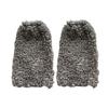 Women Vintage Warm Curly Furry Solid Color Leg Warmers Leg Covers Aesthetic Fuzzy Plush Boot Cuffs Socks for Winter Days