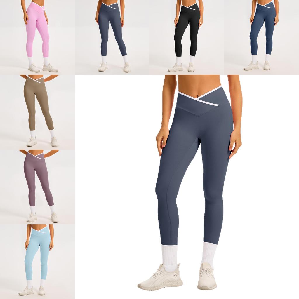 High Waist Yoga Pants For Women With Moisture Wicking Fabric For Running And Fitness