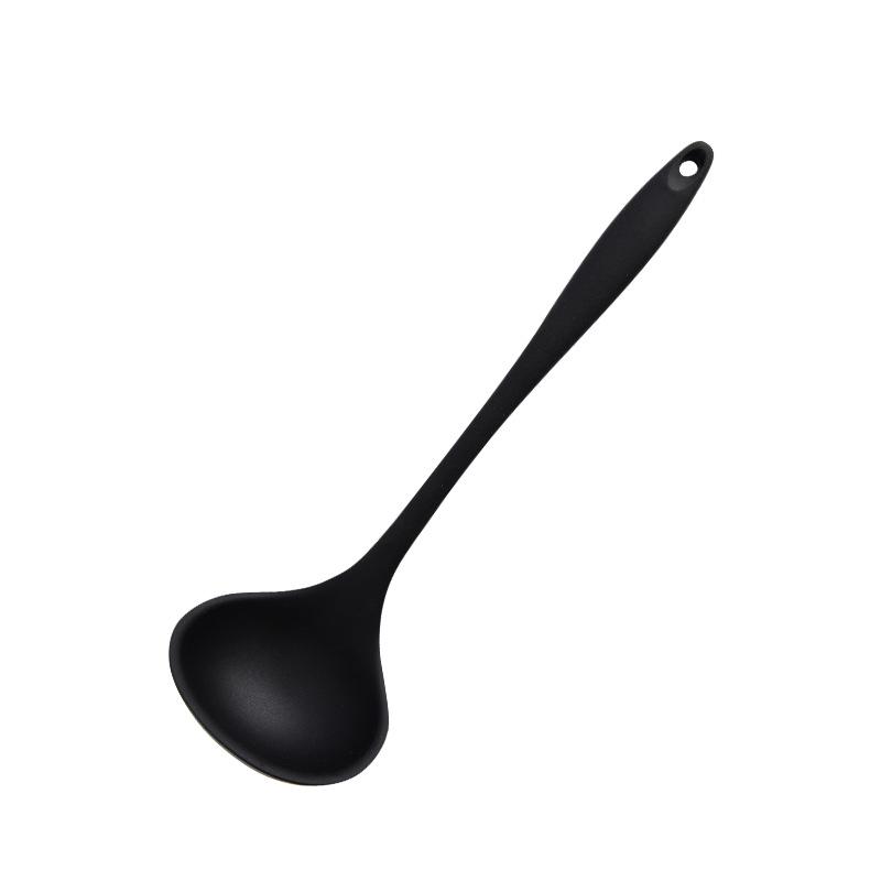 5-Piece High Temp Silicone Spatula & Ladle Set for Non-stick Cookware