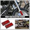 RATCHROLL Motorcycle Reflector Protector Reflector Front Lower Fork Reflector Sticker