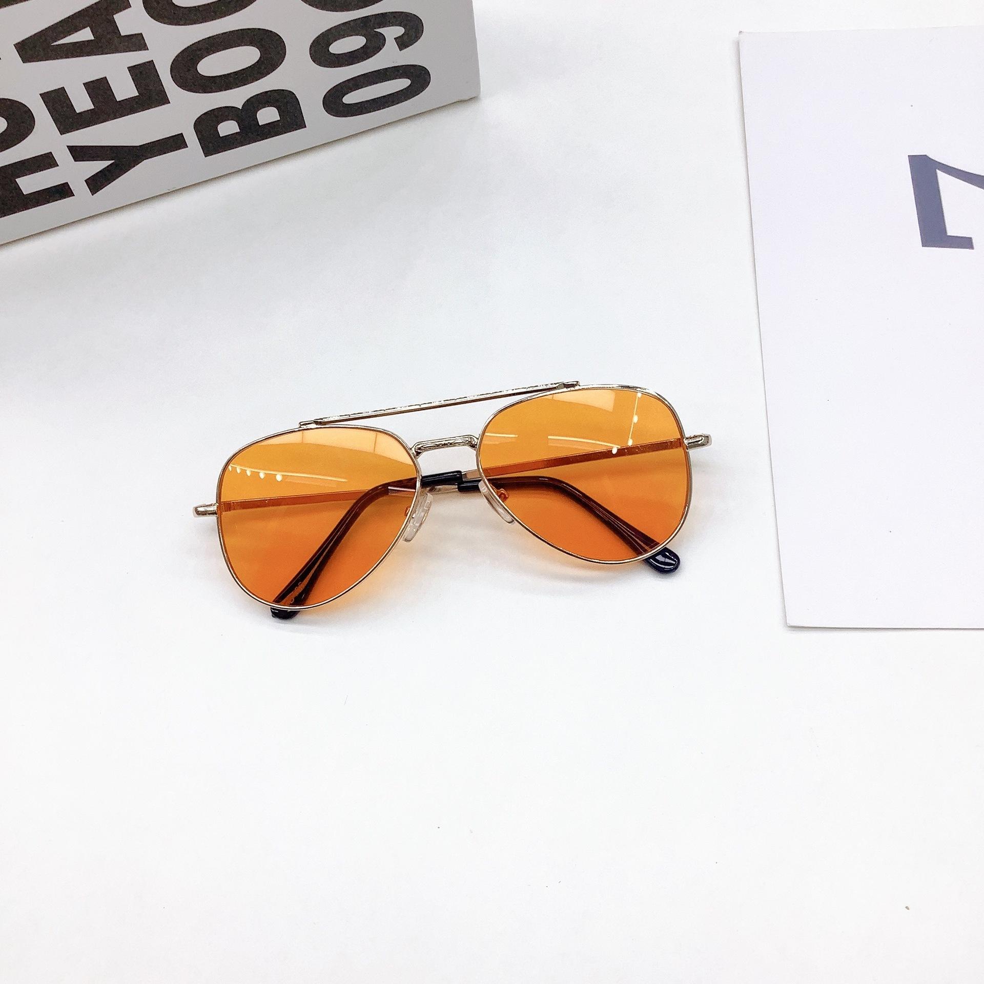 

2025 Cute UV Protection Sunglasses For Babies, Trendy New Children s Outings, Sunshade Glasses Boys And Girls оранжевый