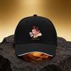 Chinese Lion Dance Pattern Hat, Unisex Printed Baseball Cap, Sandwich Brim Snapback Sports Cap, Suitable for Daily Commu