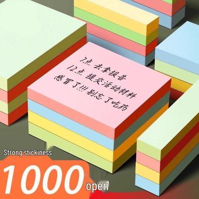 Farbenfrohes Memo- und Etiketten-Sticker-Set: Post-it Notizen für Grundschüler