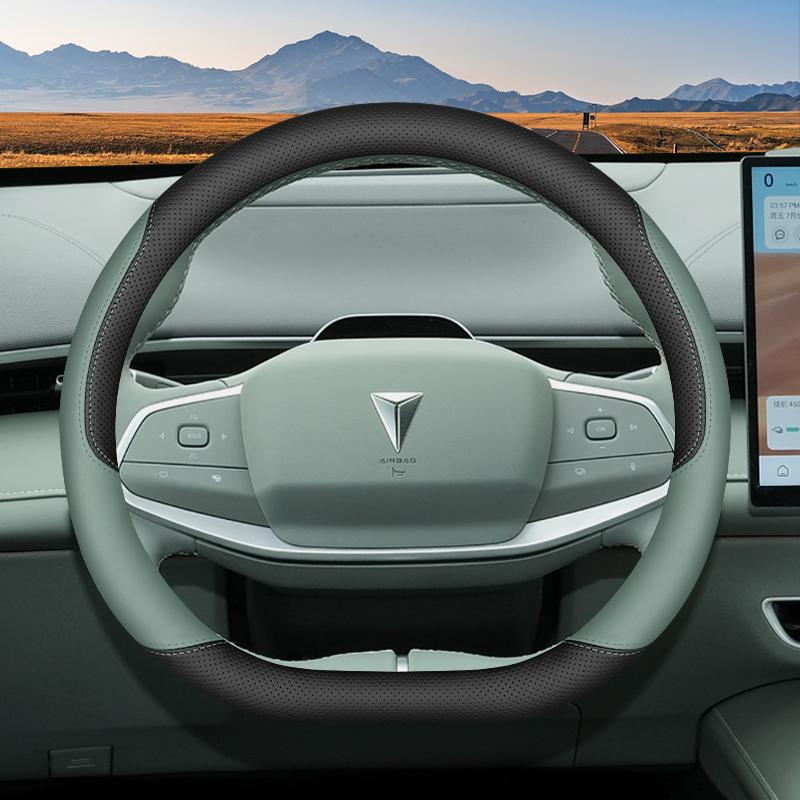 Leather Car Steering Wheel Cover for Changan Deepal G318 S07 S05 S7 S09 Sl03 2024 2025 2026 Accessories