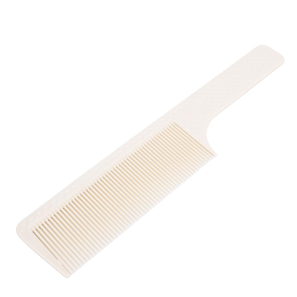 Barber Comb Professional Ergonomic Hair Comb for All Types Hairdressing Hair Cutting White