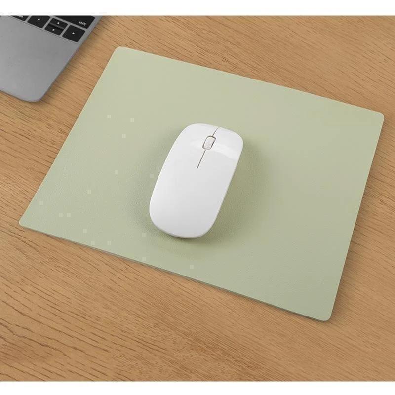 1Pc Mouse Pad Game Mice Mouse Pad Pu Leather Mat Mousepad For Office Computer Laptop Home Work