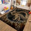 Kinesisk Drage Teppe 3D Trykk Dyr Tegneserie Mytisk drage Områdeteppe Stue Lekematte Gang Entrédør Dekor