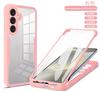 Qicai 360 Hülle und Folie integrierte Handyhülle ist geeignet für Samsung S25 All-Inclusive S24FE Anti-Drop A16/A35 Schutzhülle
