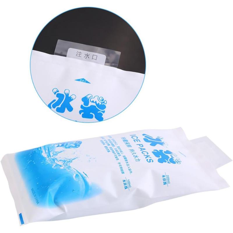 50PC Gel Ice Packs Reusable Cold Compress Packs for Injuries Pain Relief Safe Eco-Friendly Hot and Cold Gel Packs Beer Cooler
