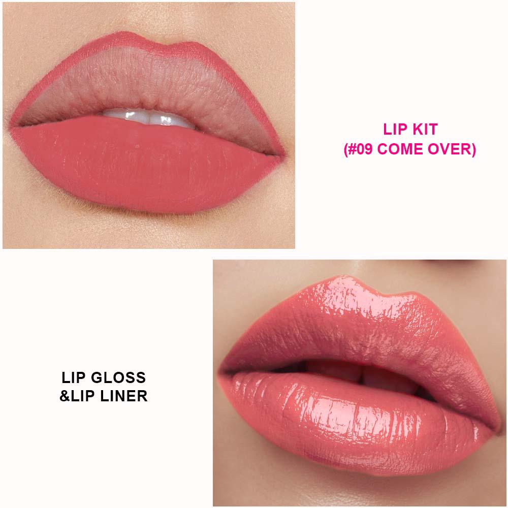 

Настраиваемый стойкий водостойкий набор блеска для губ и подводки с зеркалом и увлажняющим, питательным тюбиком.