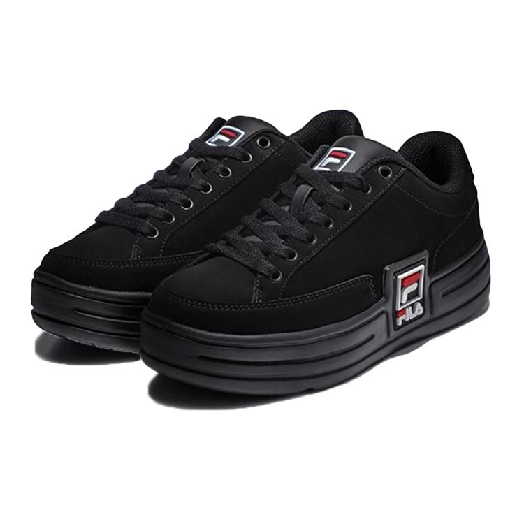 FILA Funky Tennis Platform Abrasion Resistant Breathable Abrasion Resistant Breathable Low top Skateboard Shoes Unisex 1TM00622D_001