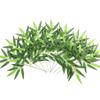 20pcs/lot Plastic Simulation Home Decorations Branches Silk Cloth Plant Leaves Bamboo Leaf
