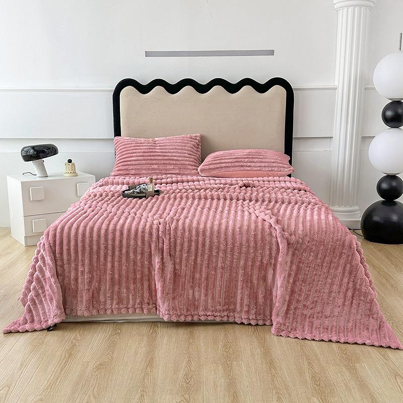 Pătură de aruncat Pătură gri cărbune Pătură super moale din lână pentru canapea Design cu nervuri Se spală bine