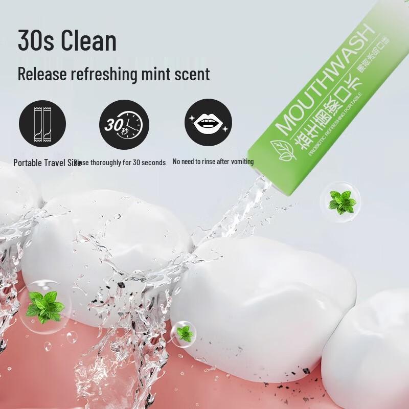 Shining Probiotic Portable Mouthwash Strips