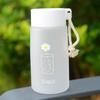 Water bottle summer fresh daisy water cup flower with lanyard plastic cup portable cup household plastic cup