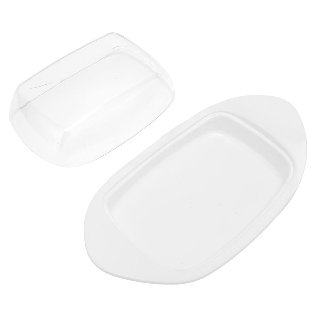 BoatShaped   Dish with Lid Food Grade PP   Cutting Box for Chess Home Kitchen(Red )