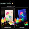 59ML Glow In Dark Acrylic Paint for Hand-Painted Wall Creative Diy Glass Clothes Shoes Luminous Fluorescent Epoxy Resin Pigment