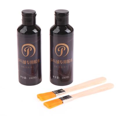 100Ml Table Tennis Glue Professional Rubber Table Tennis Racket Glue With Brush Strong Ping Pong Racket Repair Adhesive
