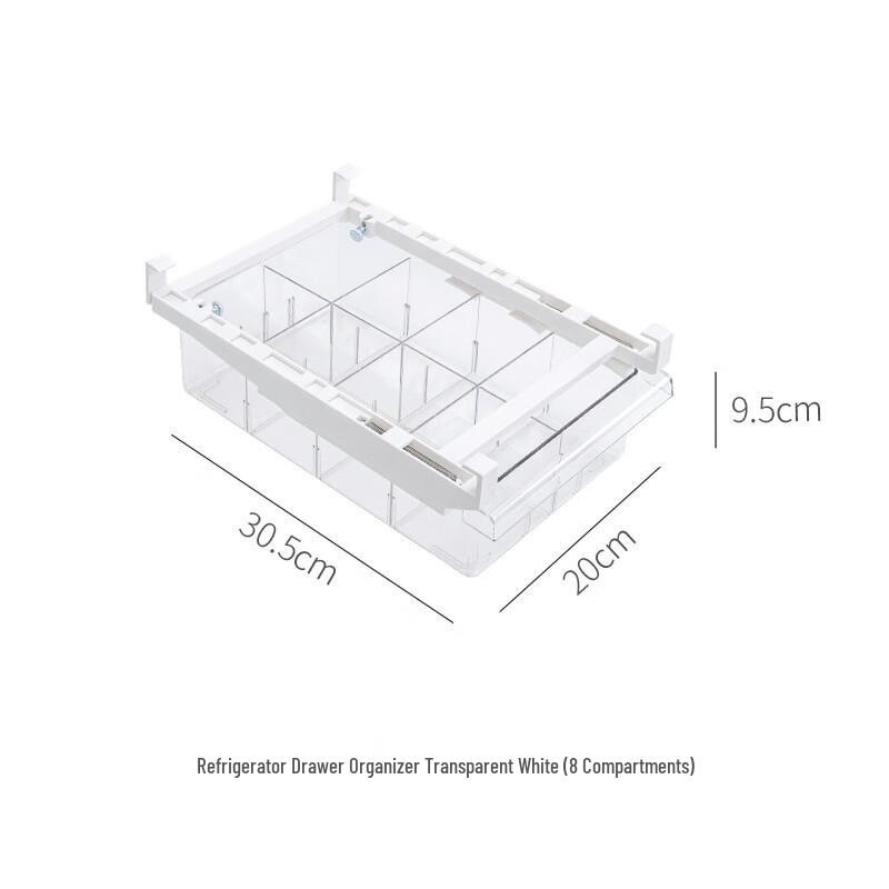 ZISIZ Refrigerator Hanging Drawer Storage Box